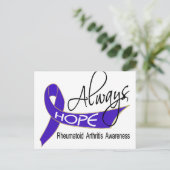 常に関節リウマチを望む ポストカード (スタンド正面)