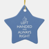 常に離れ右利きのセラミックオーナメント セラミックオーナメント (裏面)