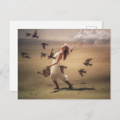 常に非現実的な芸術で天気を取る ポストカード (正面/裏面)