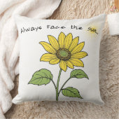 常に顔ザサン クッション (ブランケット)