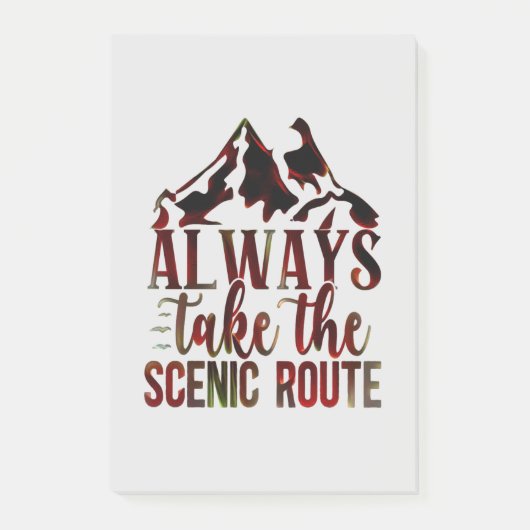 常に風光明媚なルートを取る。ポストイットノート ポストイット (正面)