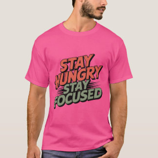 常に饅頭を、常に集中を Tシャツ