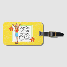 常に驚異は頻繁にさまよいます ラゲッジタグ