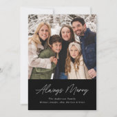 常に黒メリーのミニマル2枚の写真 シーズンカード (正面)