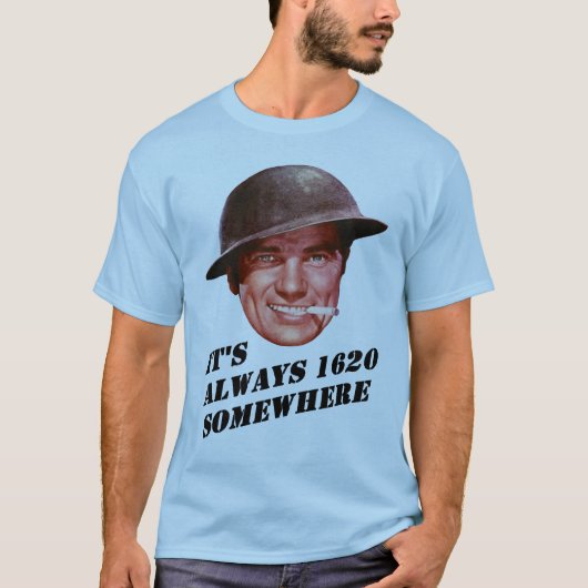 常に1630年どこかに Tシャツ (正面)