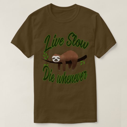常に3つのトートスロッス生きスローダイ Tシャツ (デザイン正面)