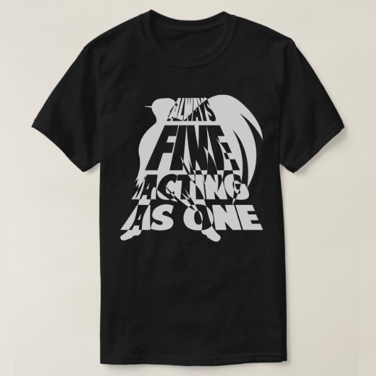 常に5演技を1ライト Tシャツ (デザイン正面)