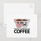 常に&永遠にコーヒー ポストカード (正面/裏面)
