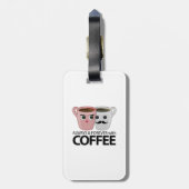 常に&永遠にコーヒー ラゲッジタグ (裏面縦)