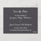 常に&永遠に写真をタイプ日付はがきを保存 ポストカード (裏面)