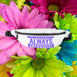 常にAntifascist Fanny Pack – 青はっきりした色 ファニーパック
