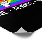 常にAslろう者認識度ゲイプライドLgbt ポスター (角)
