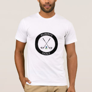 常にGOLFロゴクールホワイトTシャツ Tシャツ
