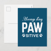 常にPAWサイティブを維持 シーズンポストカード (正面/裏面)