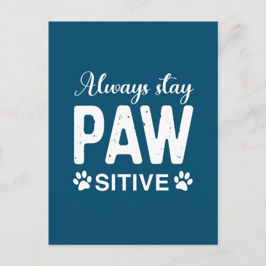常にPAWサイティブを維持 シーズンポストカード (正面)