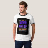 常にT与えシャツをアップしない Tシャツ (正面フル)