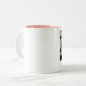 常のバラの開花のコーヒー・マグ ツートーンマグカップ (正面左)