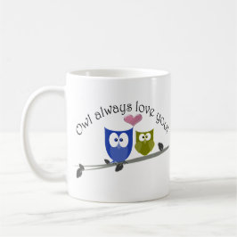 常のフクロウ愛! コーヒーマグカップ