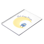 常のフクロウ愛 ノートブック (左側)