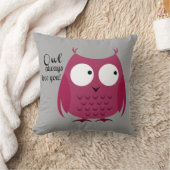 常のフクロウ愛! 枕 (ブランケット)