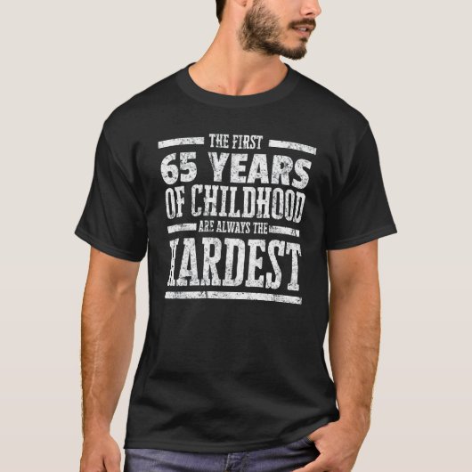 常の幼年期の最初65年最も堅いShi Tシャツ (正面)