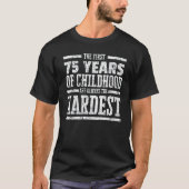 常の幼年期の最初75年最も堅いShi Tシャツ (正面)