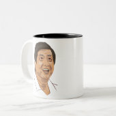 常もっとも偉大にバドミントン選手 ツートーンマグカップ (正面左)