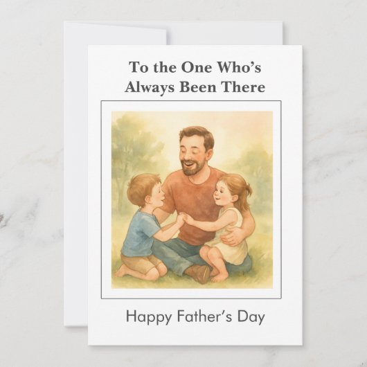 常カスタムにそこに行っていた – 父のデイカード 招待状 (正面)