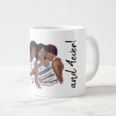 常カスタムに4回の順序 ジャンボコーヒーマグカップ (正面右)