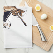 常パーソナライズされたおもしろいに退退職した職 キッチンタオル (四つ折り)