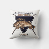 常パーソナライズされたおもしろいに退退職した職 クッション (裏面)