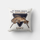 常パーソナライズされたおもしろいに退退職した職 クッション (正面)