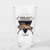 常パーソナライズされたおもしろいに退退職した職 タンブラーグラス (裏面)