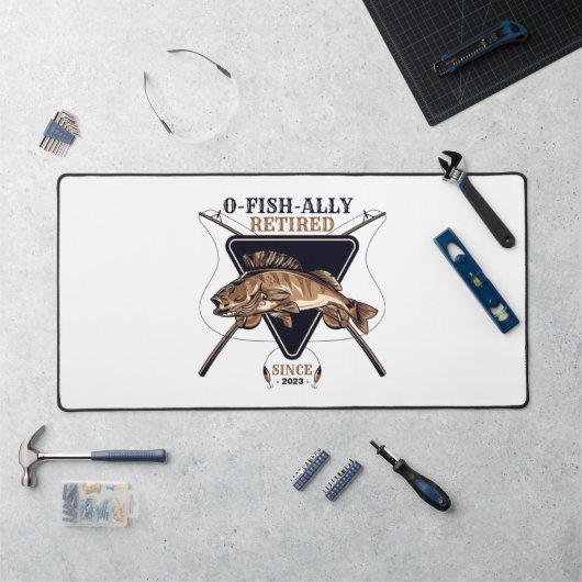 常パーソナライズされたおもしろいに退退職した職 デスクマット (ワークステーション)