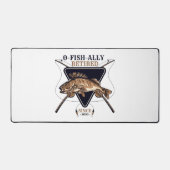 常パーソナライズされたおもしろいに退退職した職 デスクマット (正面)