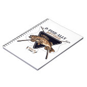 常パーソナライズされたおもしろいに退退職した職 ノートブック (左側)