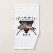 常パーソナライズされたおもしろいに退退職した職 バスタオルセット (ハンドタオル)