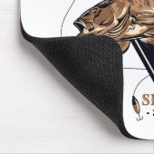 常パーソナライズされたおもしろいに退退職した職 マウスパッド (コーナー)