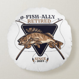 常パーソナライズされたおもしろいに退退職した職 ラウンドクッション