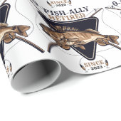 常パーソナライズされたおもしろいに退退職した職 ラッピングペーパー (ロールコーナー)