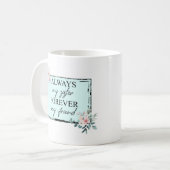 常モダンに私の妹は私の友人のマグカップ コーヒーマグカップ (正面左)