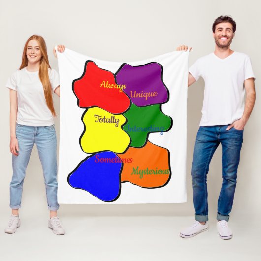 常ユニーク自閉症フリースブランケット フリースブランケット (インサイチュ)