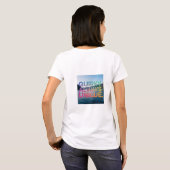 常予測できなにユニーク Tシャツ (裏面フル)