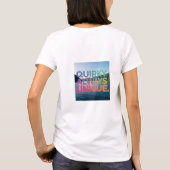 常予測できなにユニーク Tシャツ (裏面)