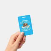 常保に万一の時に君と本を持つ バッジ (手持ち)