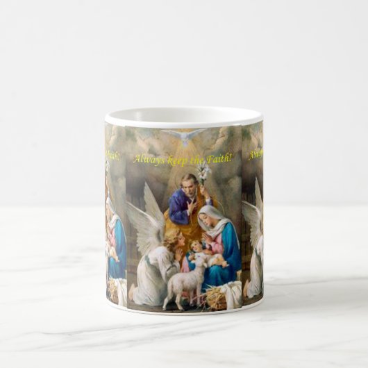 常保に信仰、イエス・マグ コーヒーマグカップ (中央)
