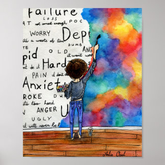 常保に水の色絵画を消す(205) REV ポスター