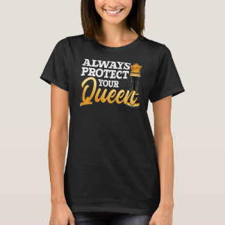 常保護にクイーンチェス選手 Tシャツ