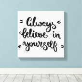 常信じに自分で キャンバスプリント (インサイチュ (ウッドフロア))