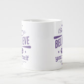 常信じに自分で ジャンボコーヒーマグカップ (正面)